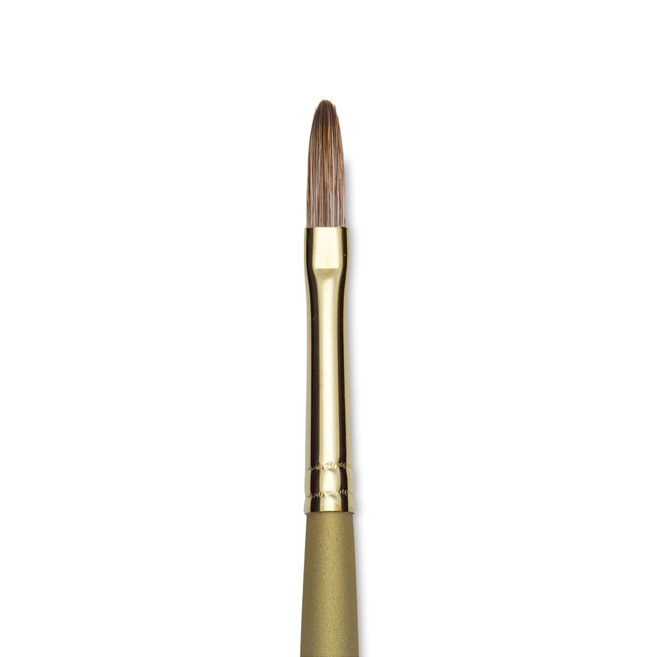 Princeton Synthetic Mongoose Brush - Filbert, Long Handle, Size 4